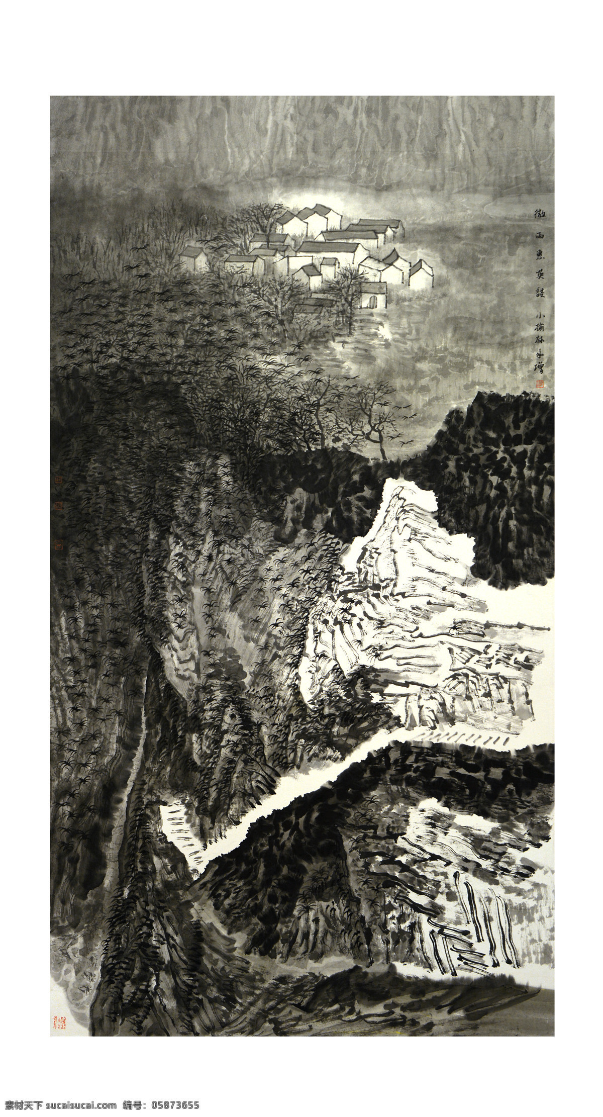 国画 山水画 当代国画 当代水墨 水墨山水 国画山水 中国水墨 笔墨 中国画 文化艺术 绘画书法 国画与书法