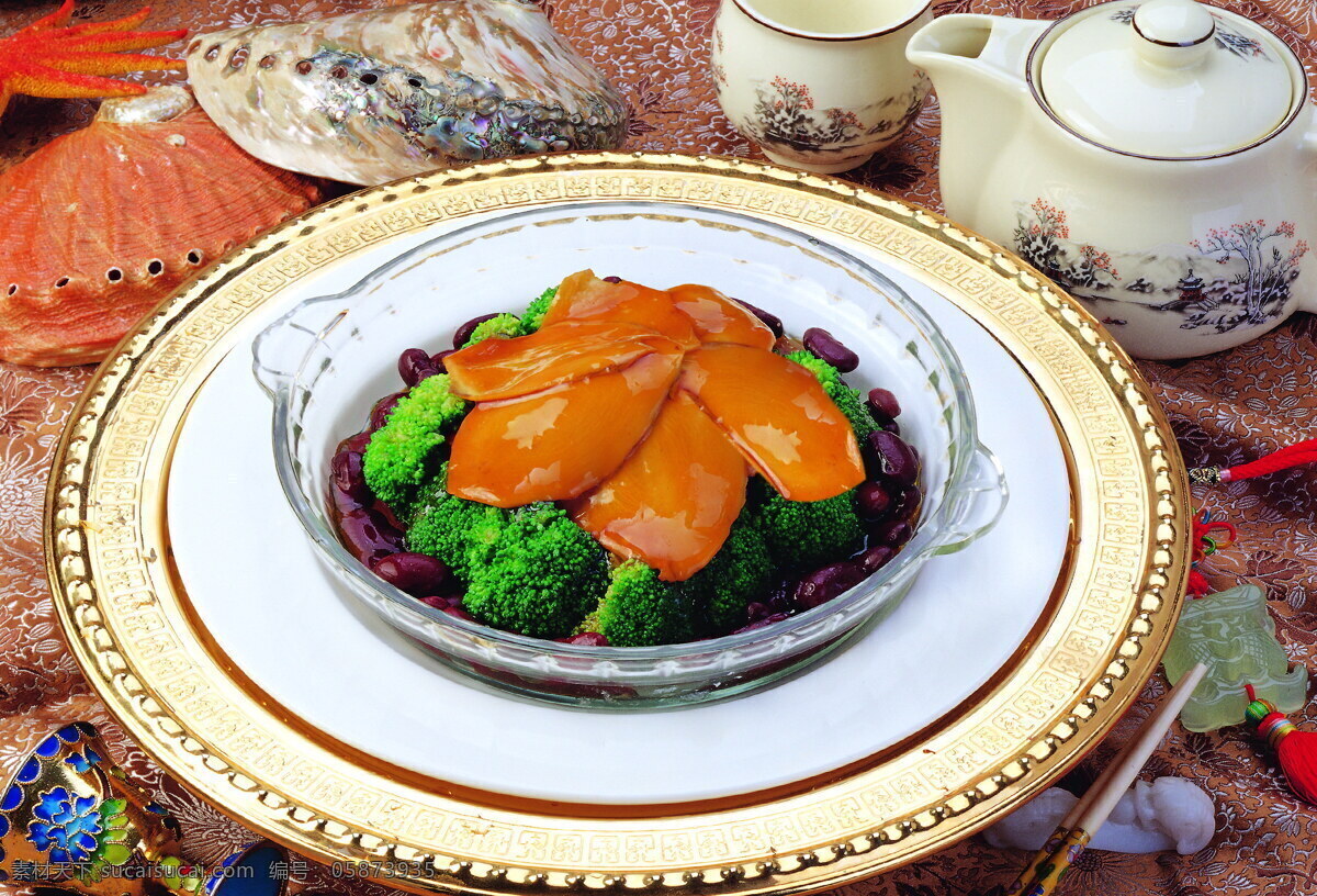 美国 红 腰 豆 扣 鲍 片 美食 食物 菜肴 餐饮美食 美味 佳肴食物 中国菜 中华美食 中国菜肴 菜谱