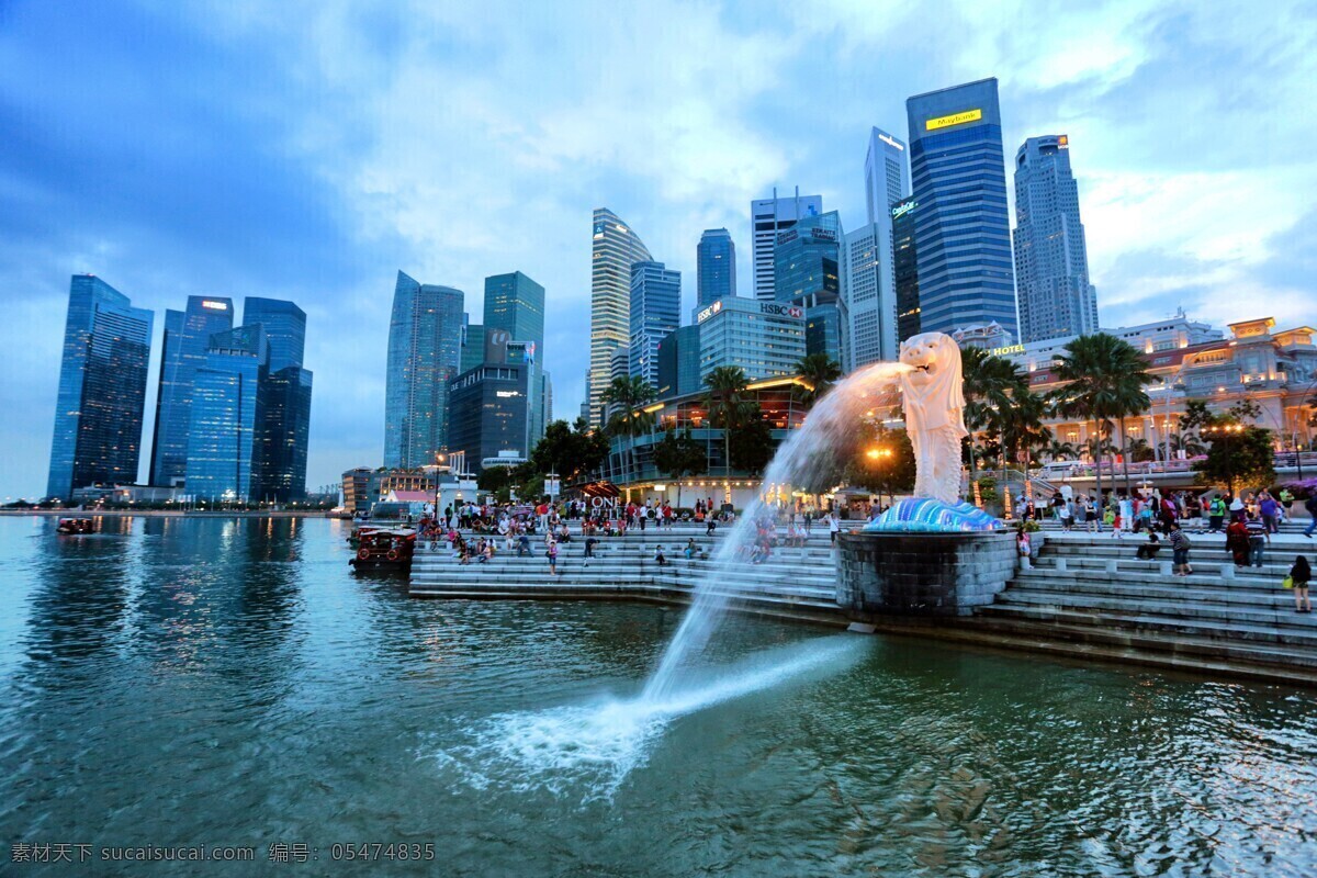 都市夜景 风景优美 美丽风光 景观 都市 夜景 建筑物 大楼 物体艺术 酒店 新加坡 旅游摄影 国外旅游
