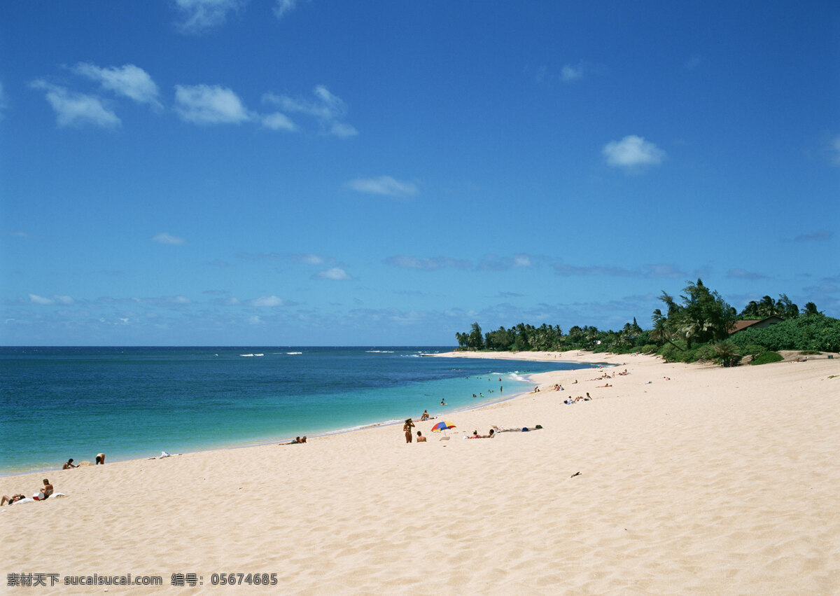 夏威夷风光 夏威夷 沙滩 大海 蓝天白云 美丽风光 美丽风景 风光图片 自然风景 自然景观 风景名胜 国外旅游 旅游摄影