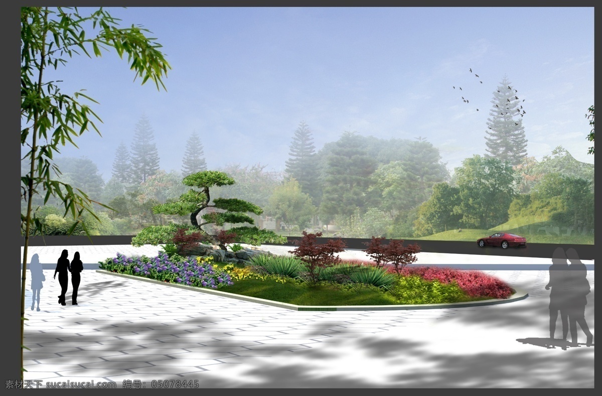 花坛 环境设计 景观设计 效果图 节点 入口节点 原创设计 其他原创设计