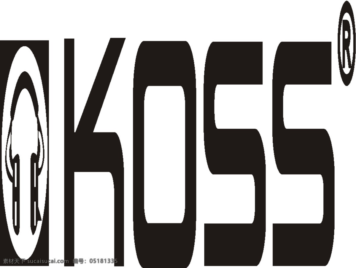 koss 耳机 logo大全 商业矢量 矢量下载 koss耳机 网页矢量 矢量图 其他矢量图