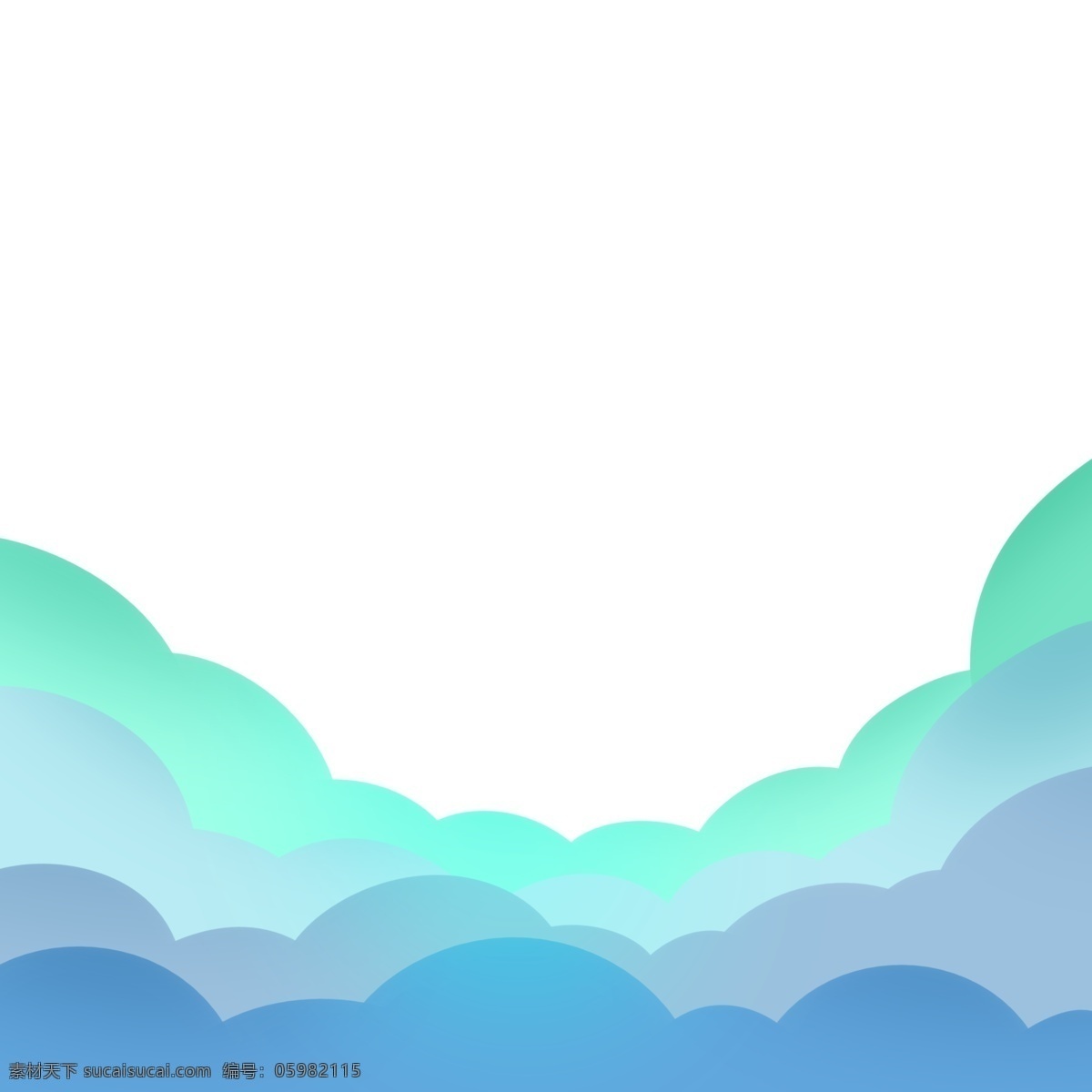 手绘 卡通 系列 云 天边 蓝色 云彩 天边的 蓝色云彩 装饰 贴画 白云朵朵 国传统 装饰画 美好 寓意 淡雅 点缀 颜色 朴素 蓬松