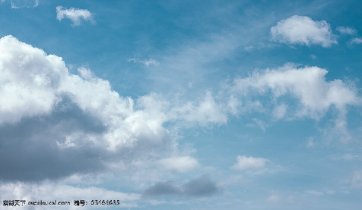 高清 白云 蓝天 蓝天白云 蓝色天空 云朵