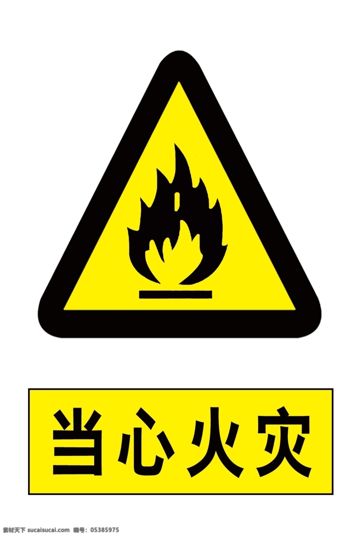 当心火灾 警示 警示牌 安全 安全标语 室外广告设计