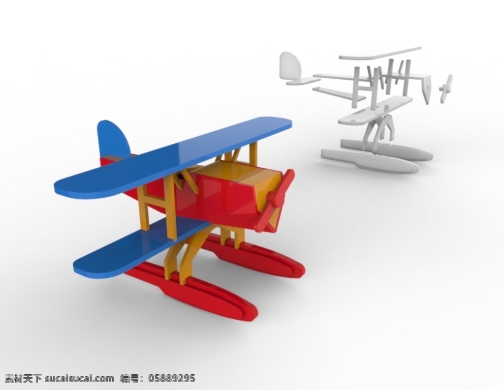 飞机 玩具 ultimaker 3d模型素材 其他3d模型