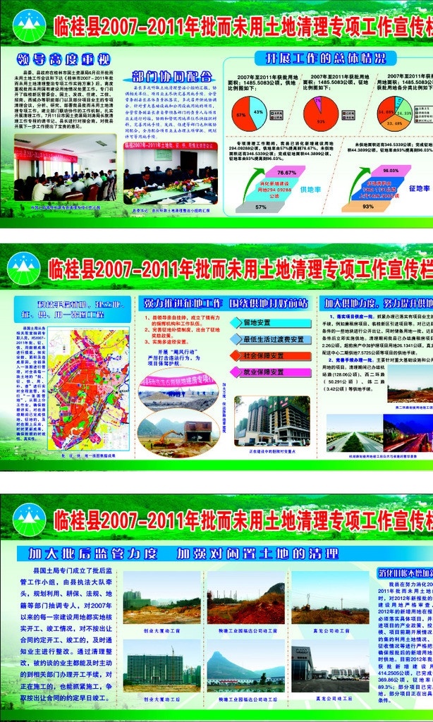 国土局 宣传栏 土地 板报 背景 底图 国土局标志 展板 展板底色 矢量