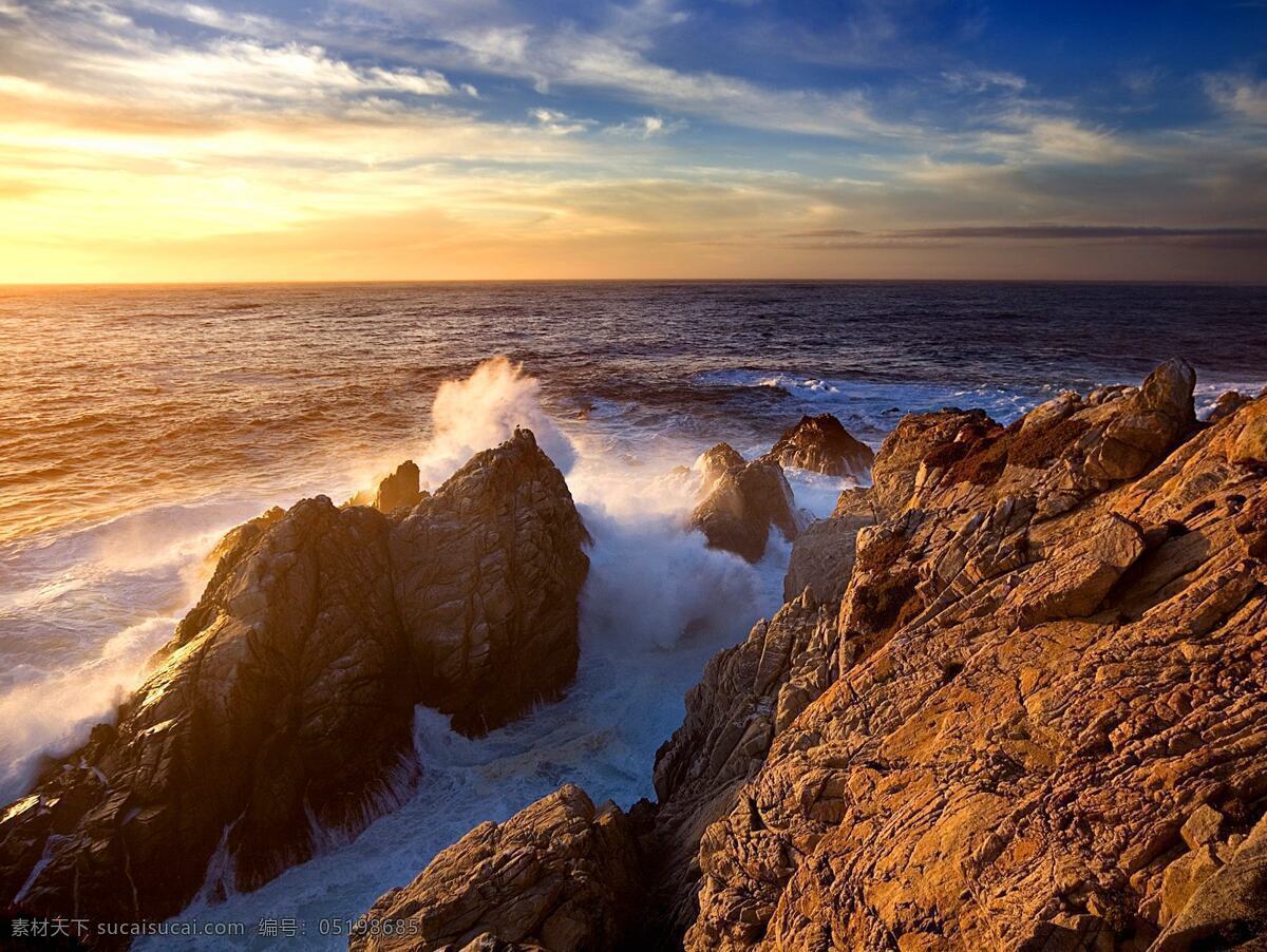 美国 加州 罗勃 角 日落 风景 旅游摄影 国外旅游 世界各地 自然风景 摄影图库