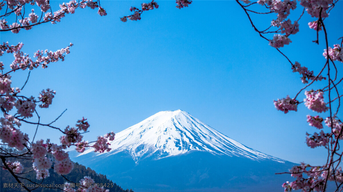 唯美富士山 唯美 高清 富士山 自然风景 山川 风景 自然景观
