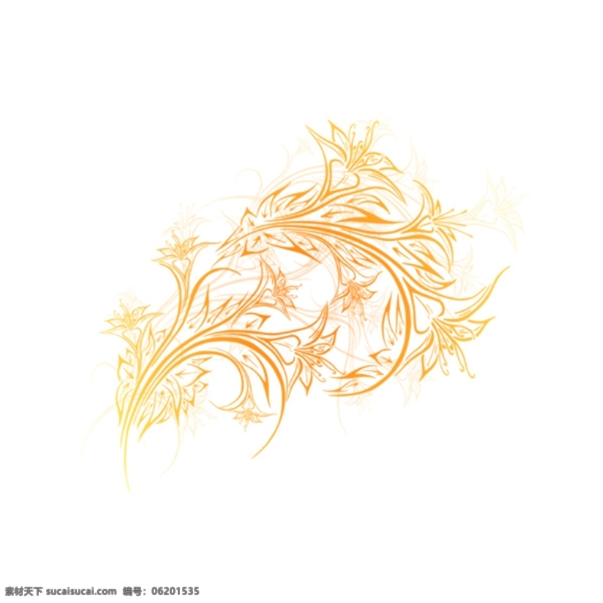 渐变 流光 花纹 元素