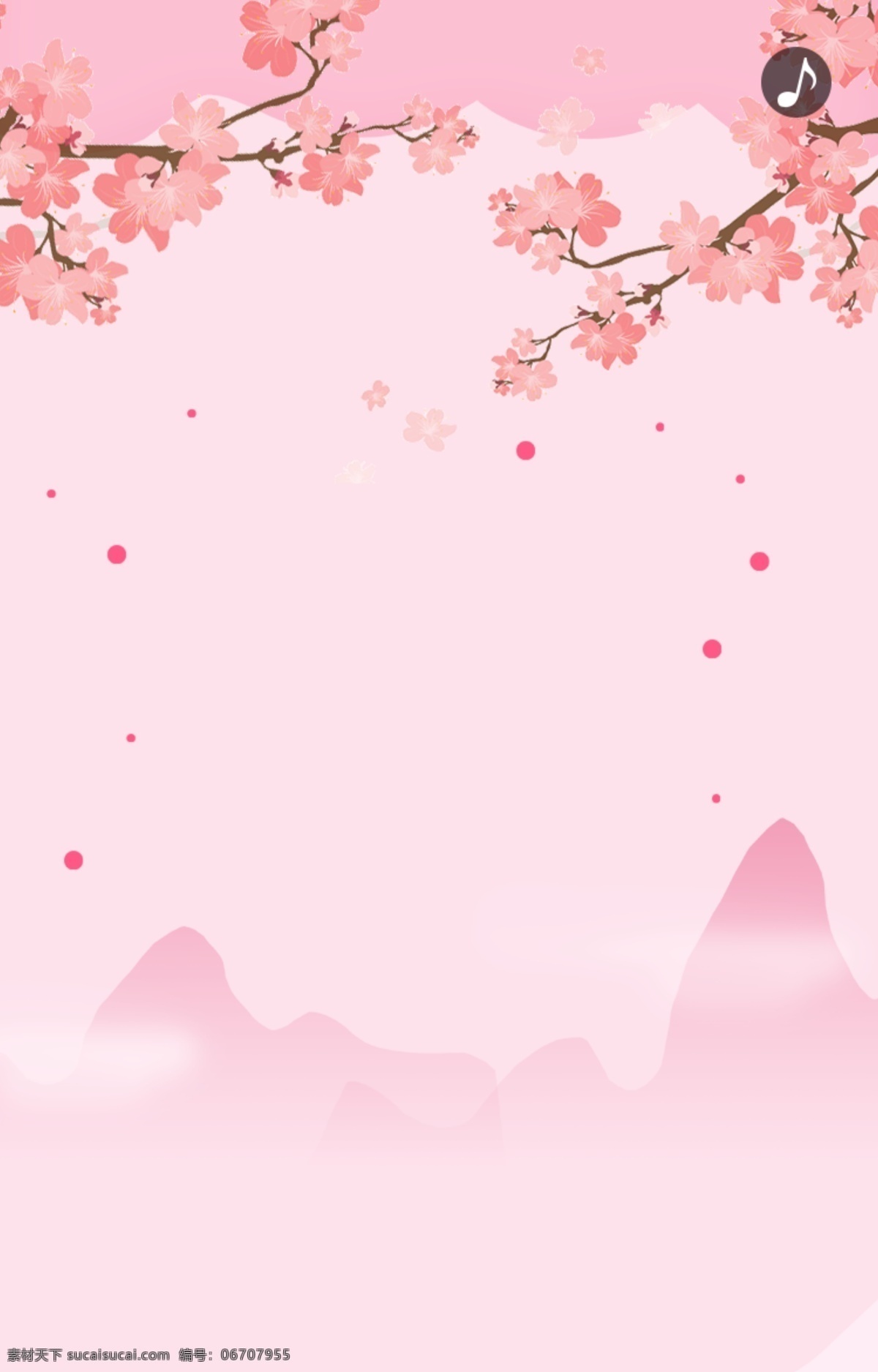 桃花节 桃花 漫天 背景 春天 春季 唯美 清新 春季上新 粉色 花卉