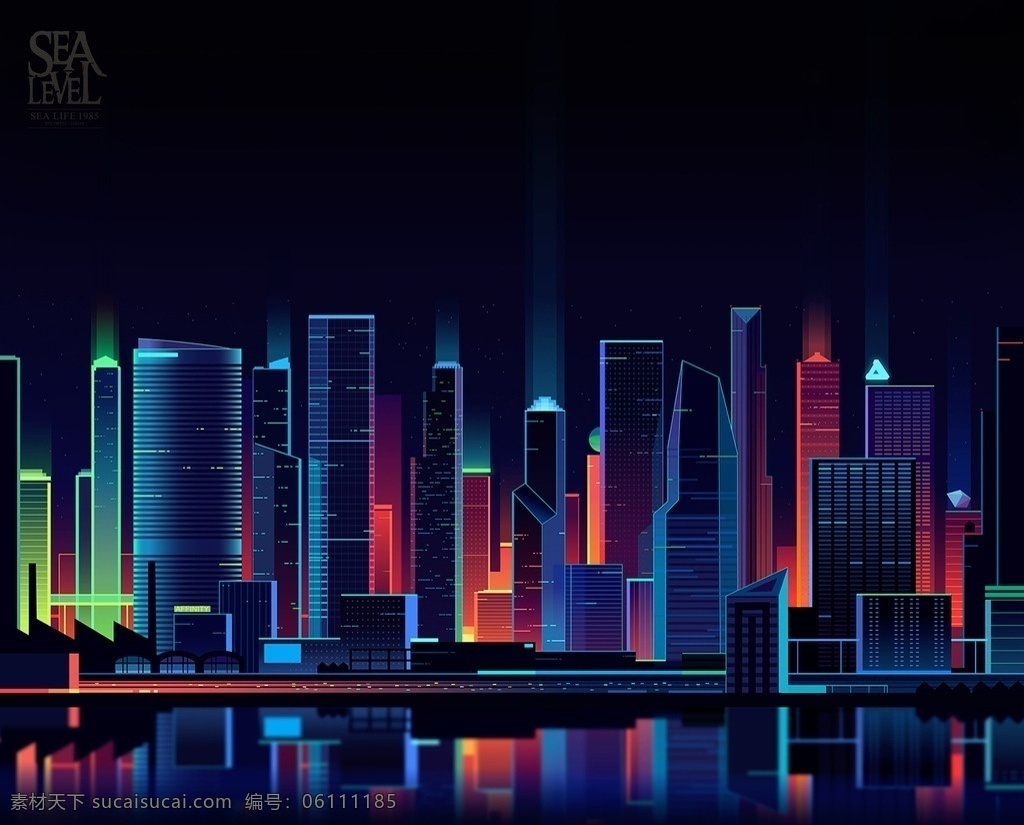城市 都市 夜景 城市夜景 蓝色底纹 剪影 城市剪影 大厦 高楼 房子 马路 底纹边框素材 底纹边框 金融商务 背景底纹