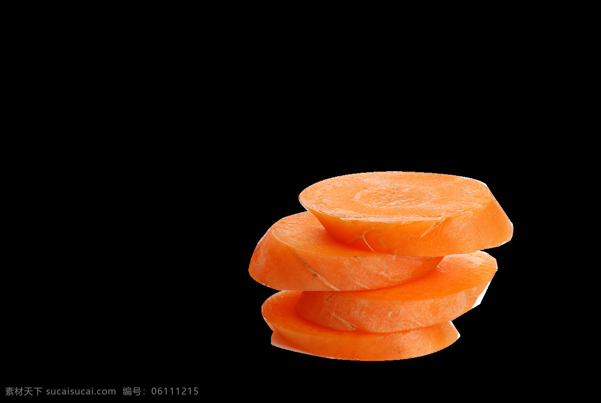 创意 胡萝卜 摆 盘 元素 层叠 橘色 片状