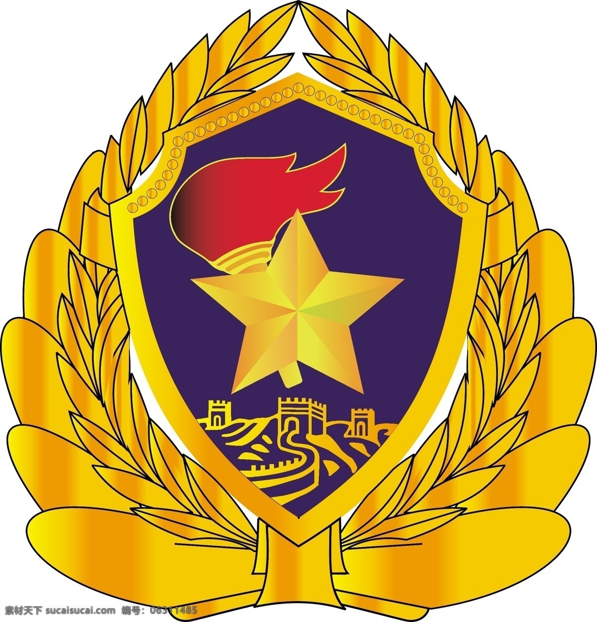 金属 帽徽 少先队 少年军 少年军校 队长学校 标志图标 其他图标