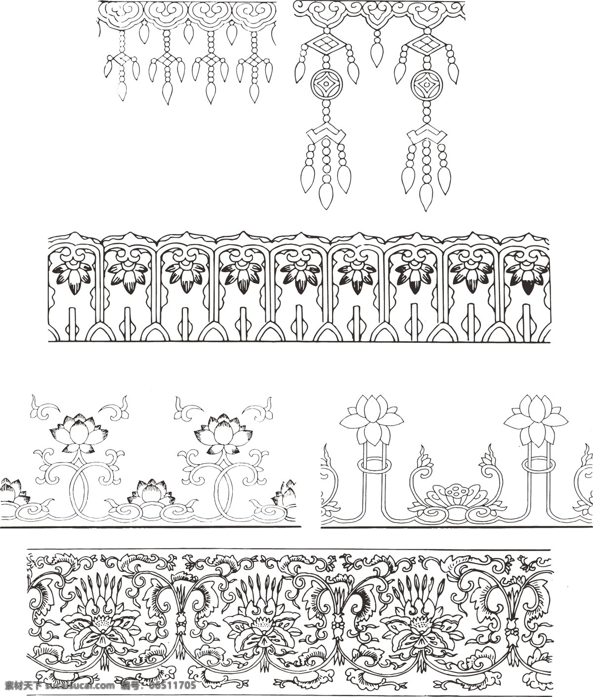 花纹 花饰边框 团花 吉祥团花 吉祥花纹 边框 古纹 白描 浪漫花纹 花纹图案 精美花纹 花边 花纹线条 中国元素 吉祥图案 文化艺术 传统文化 传统图案 花纹素材 国外 古典 装饰 中国经典纹样 花纹花边 底纹边框 矢量