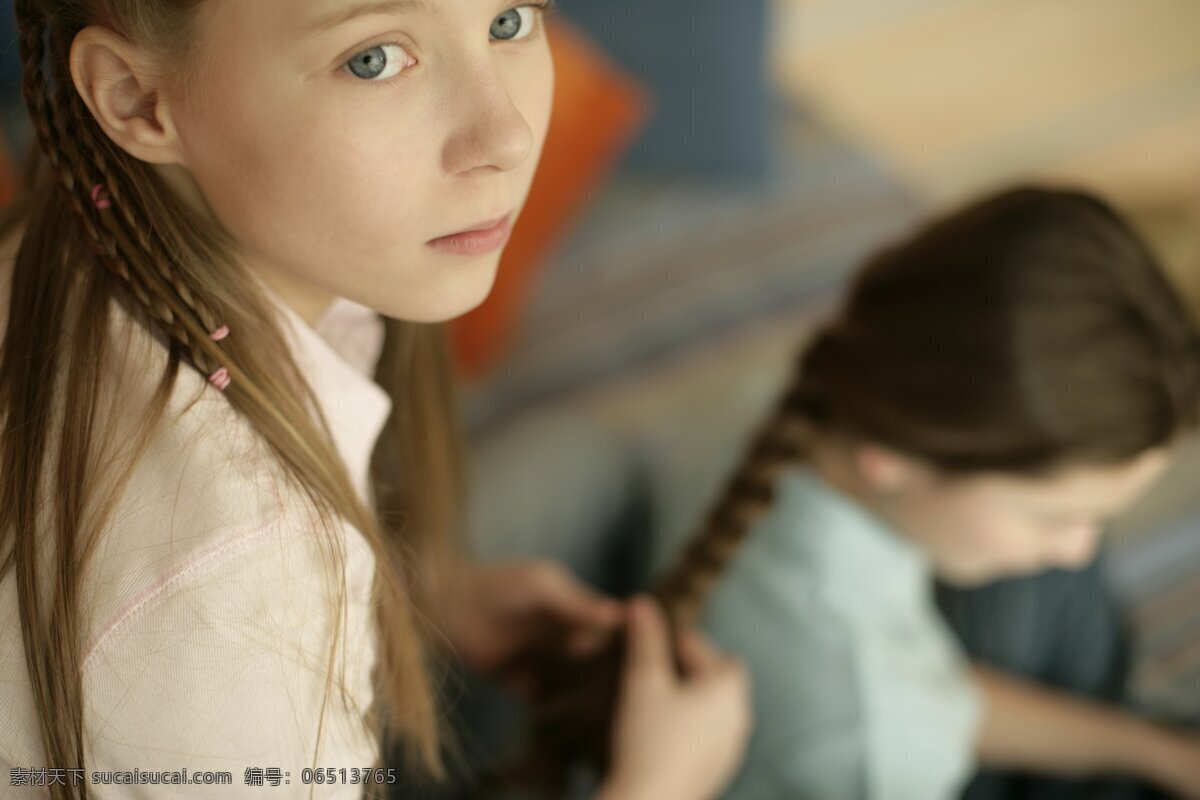 扎 辫子 小女 生 扎辫子的女孩 外国女生 外国女孩 小女孩 外国儿童 生活人物 人物图片