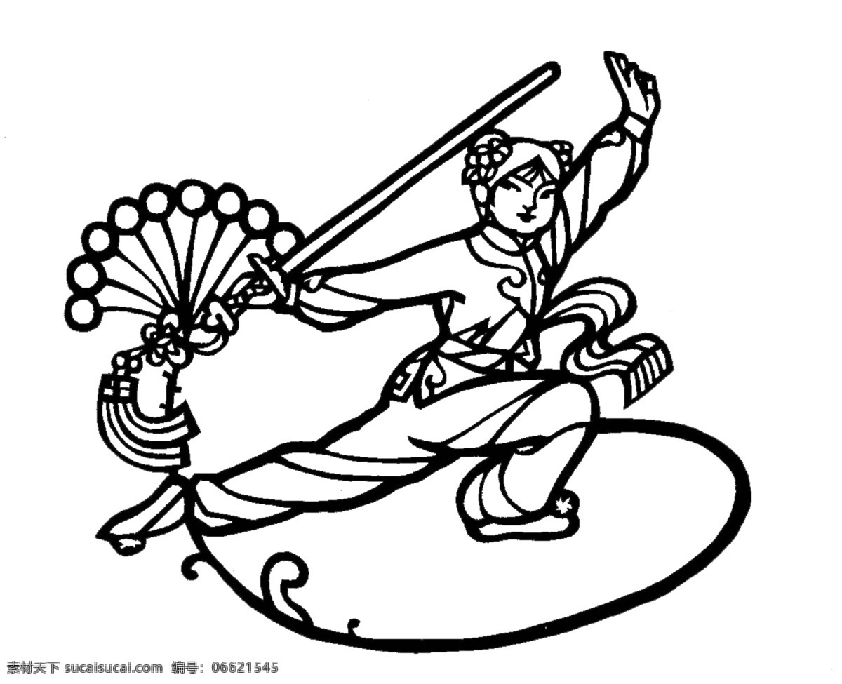中国 元素 剪纸 年画 中国元素 psd源文件