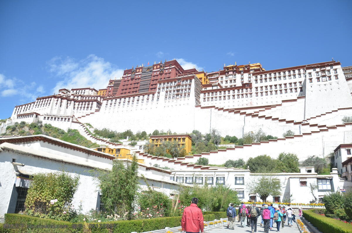 西藏 布达拉宫 拉萨 建筑 著名建筑