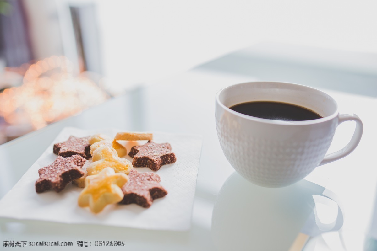 下午茶 咖啡 咖啡杯 饼干 早茶 生活百科 生活素材