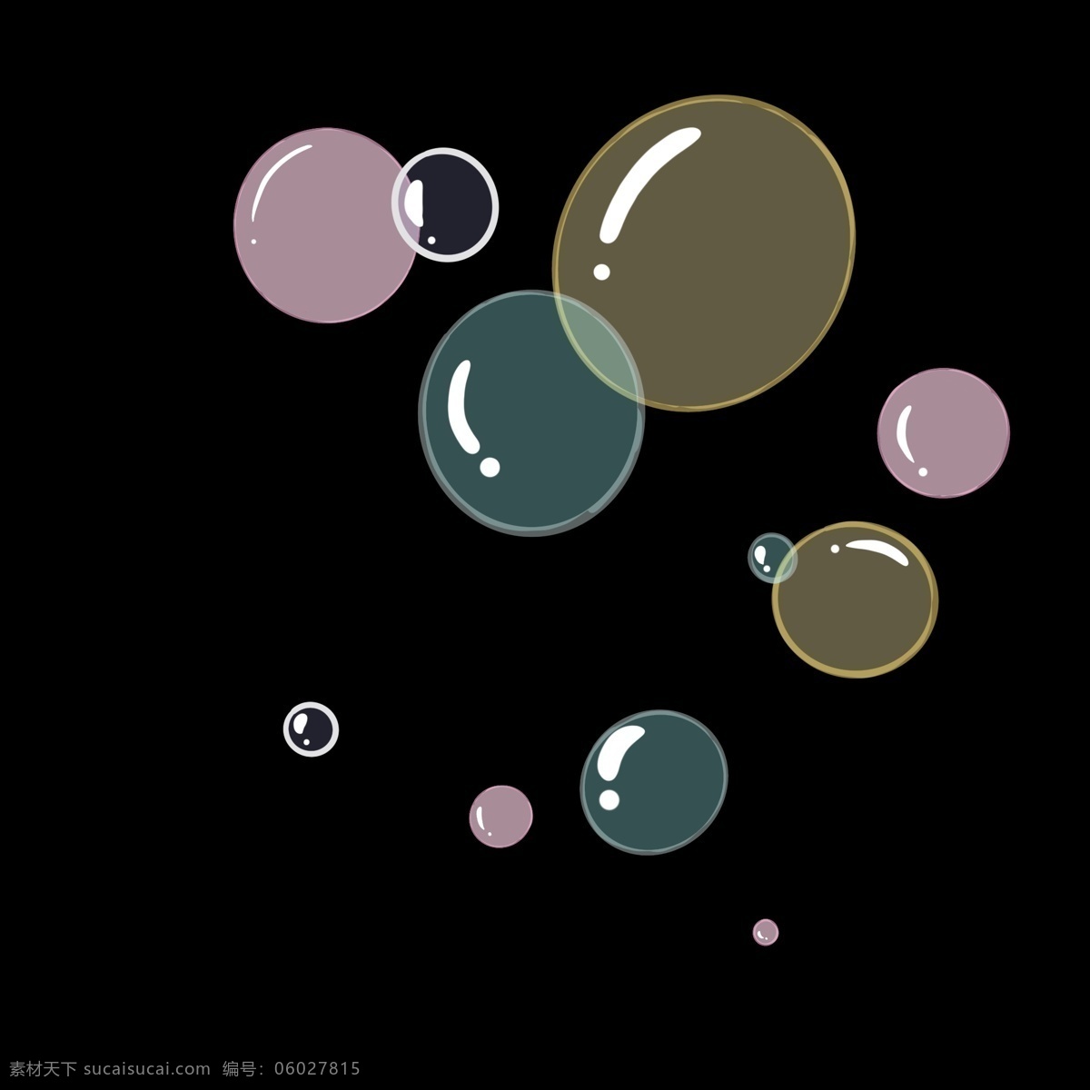 气泡漂浮 气泡 漂浮 简单 多彩 彩色 美好 泡泡