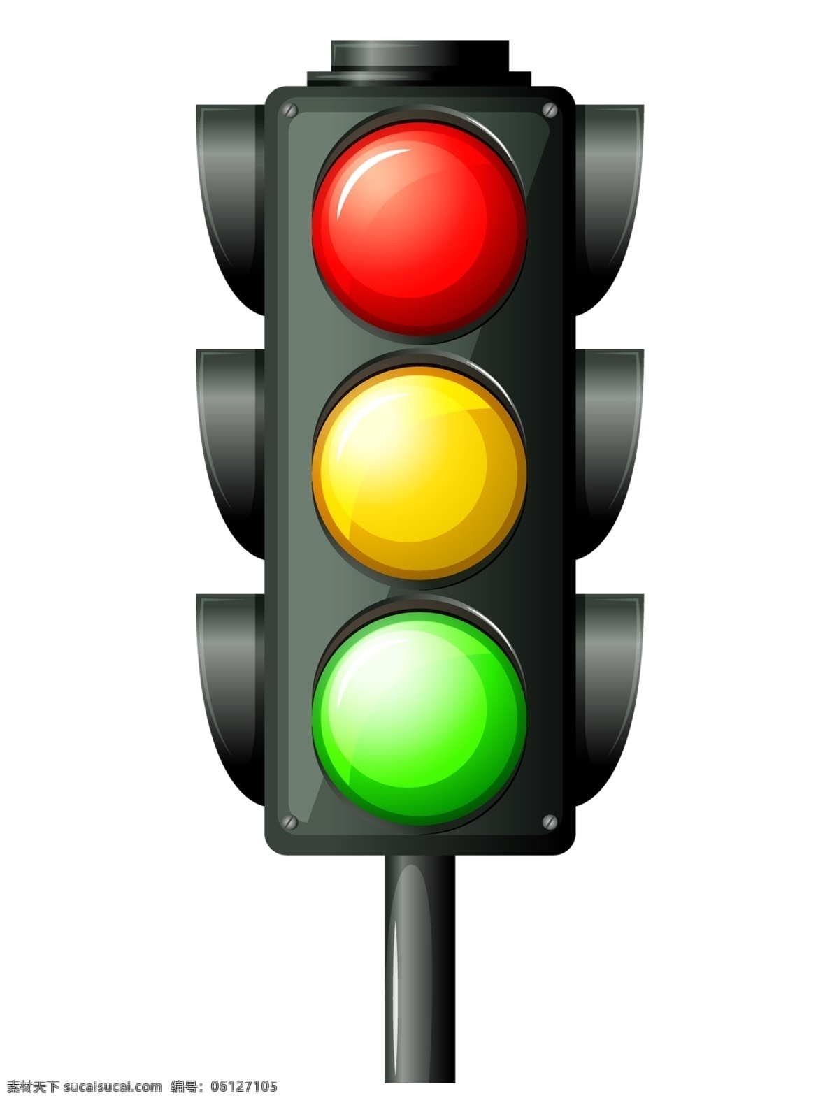 绿灯 安全标志 红绿灯模板 禁止 交通 卡通红绿灯 公共标识标志 标识标志图标