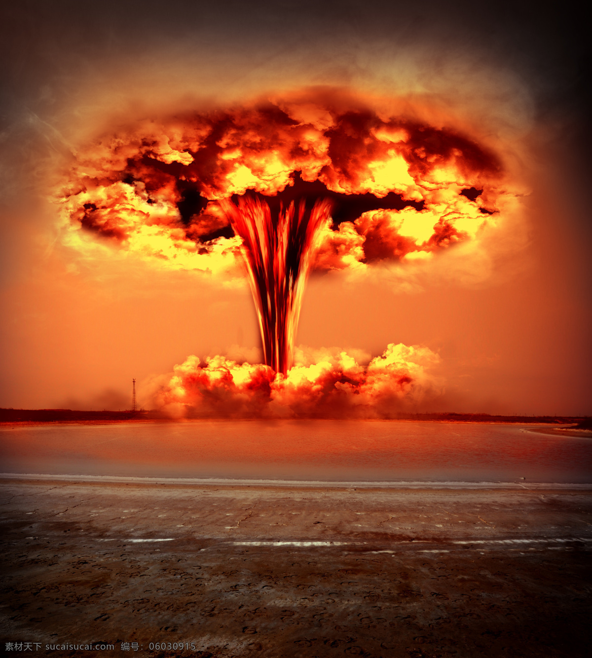 原子弹 爆炸 氢弹爆炸 火焰 火苗 原子弹爆炸 核爆炸 军事武器 现代科技