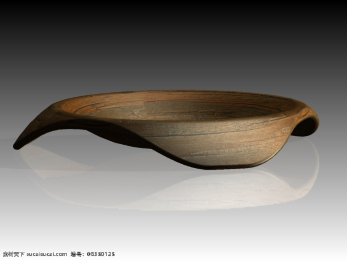 木碗免费下载 碗 装饰 元 3d模型素材 家具模型