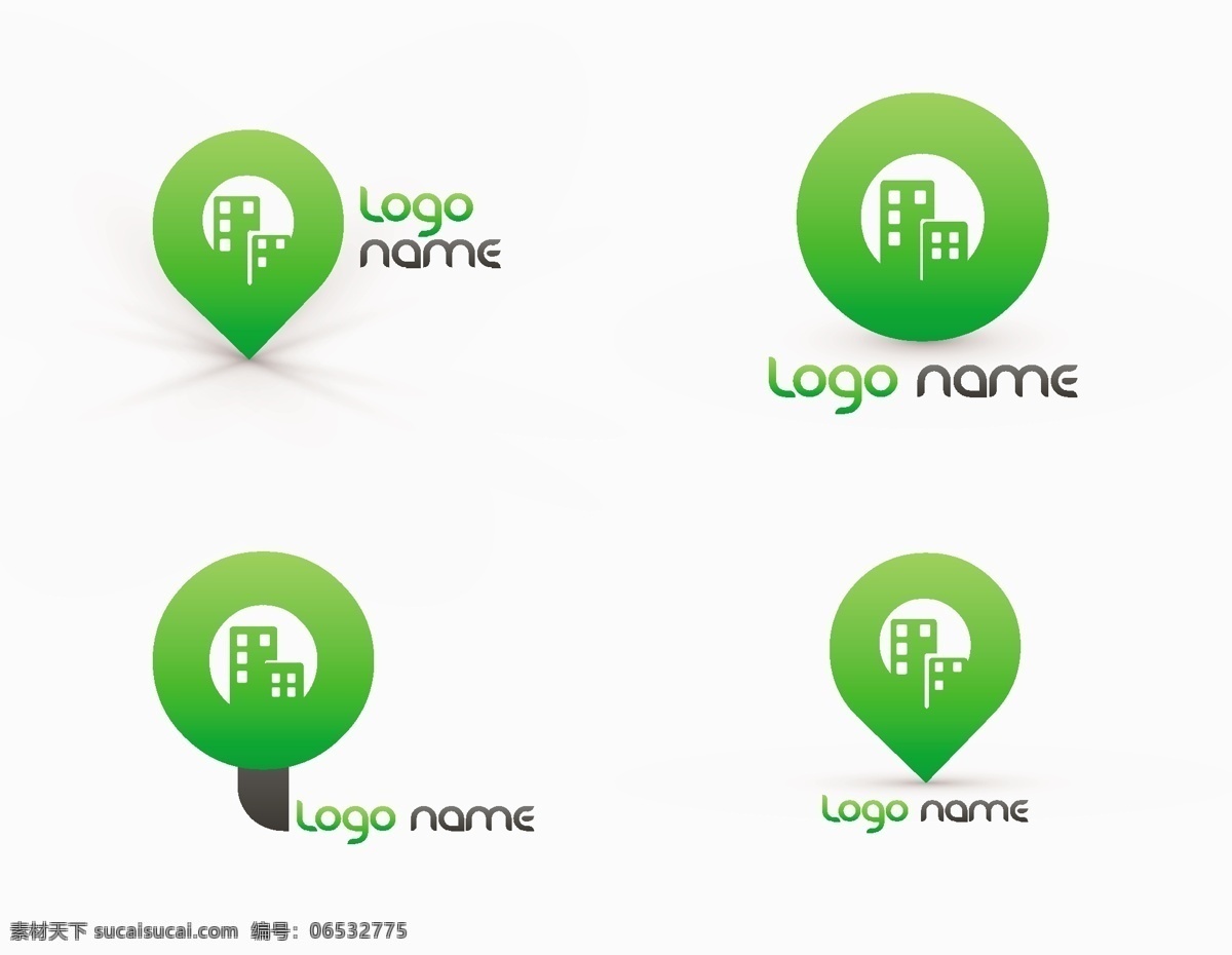 绿色 家居 logo 绿色家居 房地产 创意logo logo图形 标志设计 商标设计 企业logo 公司logo 时尚logo 行业标志 标志图标 矢量素材 白色