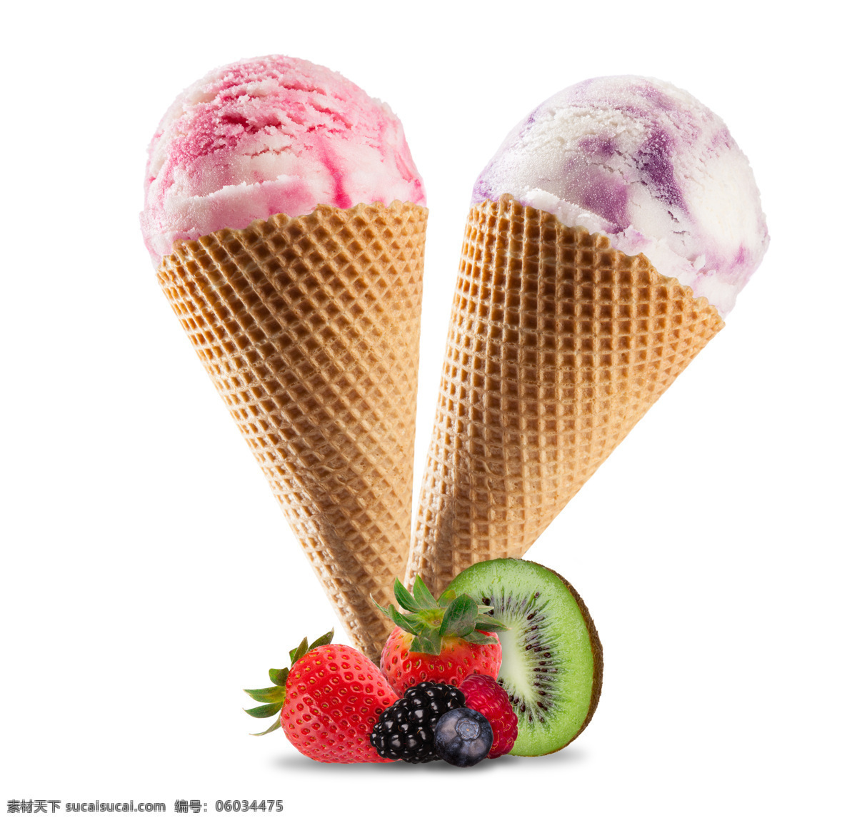 冰 激 棱 美味 水果 餐饮美食 食物 冰激棱 草莓 猕猴桃 美食图片