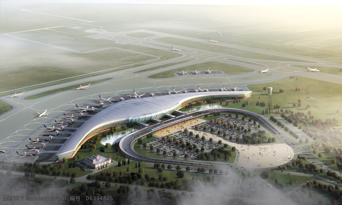 飞机场 机场 飞机 高清机场 高清图 建筑 建筑设计 环境设计