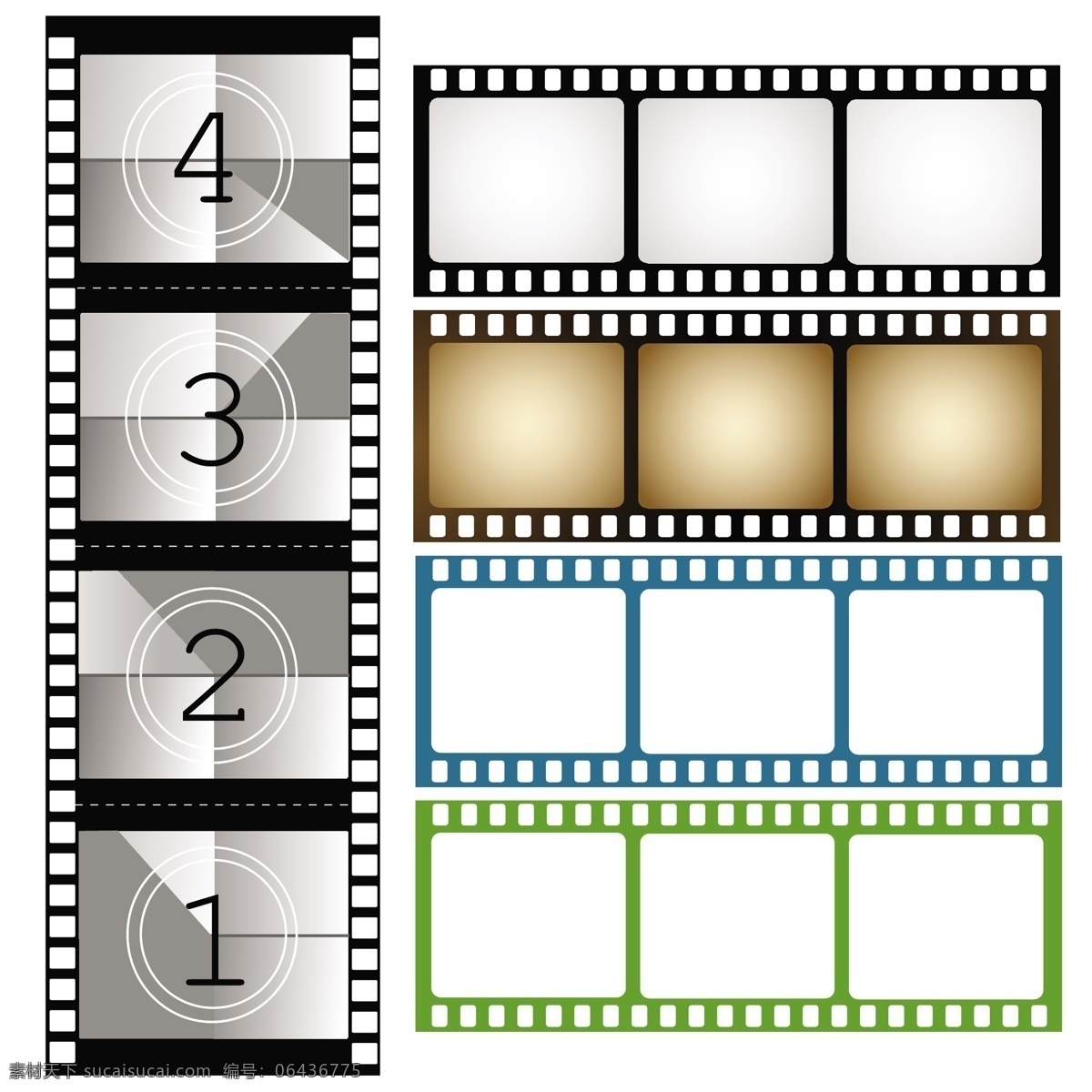 电影 主题 矢量 倒计时 视频 场记牌 电影和电视 矢量图 其他矢量图