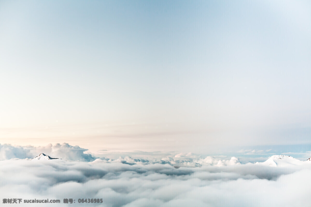 白云 蓝天 天空 大气层 飞机 云上 云上的天空 云层 自然景观 自然风景