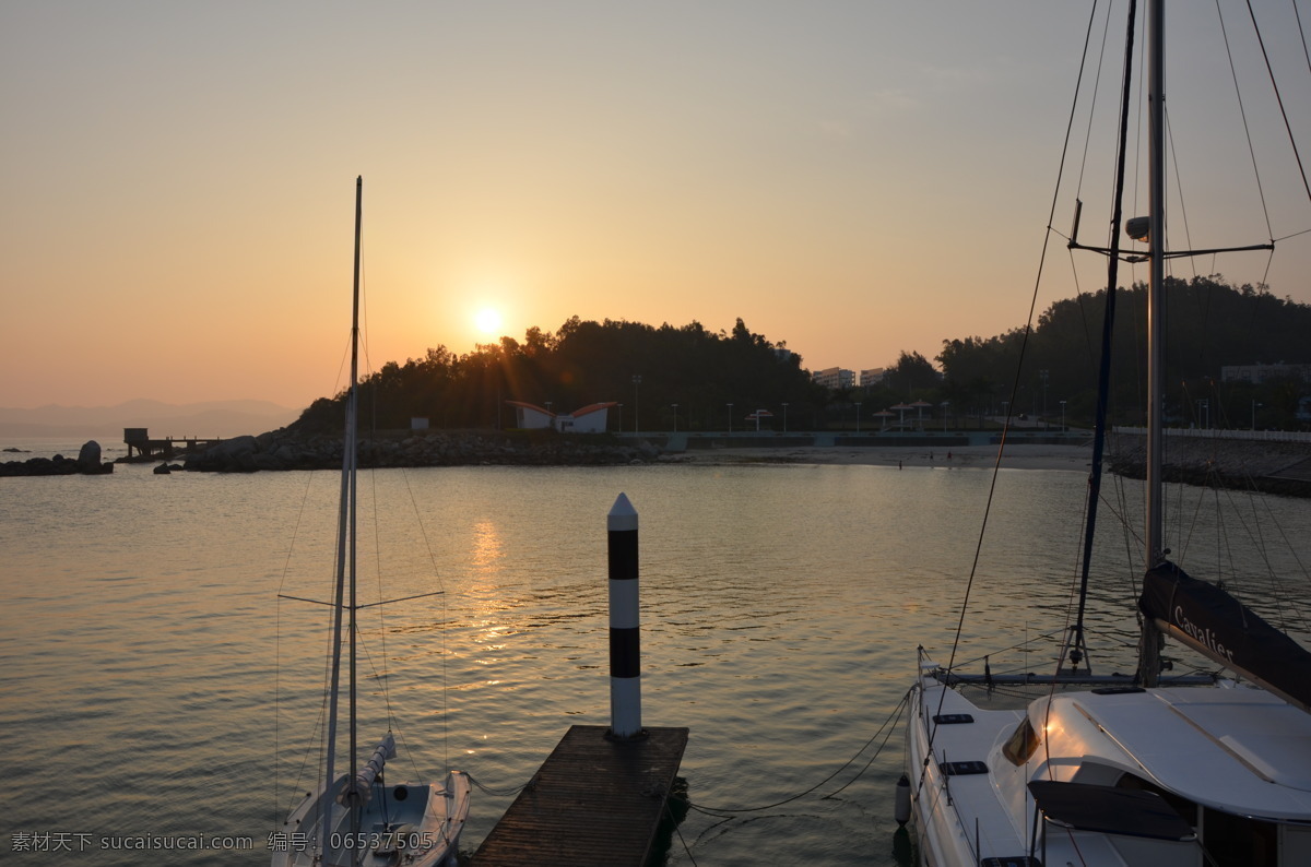 财富 大海 港湾 黄昏 码头 深圳 夕阳 游艇 游艇码头 东部 富豪 自然风景 自然景观 风景 生活 旅游餐饮