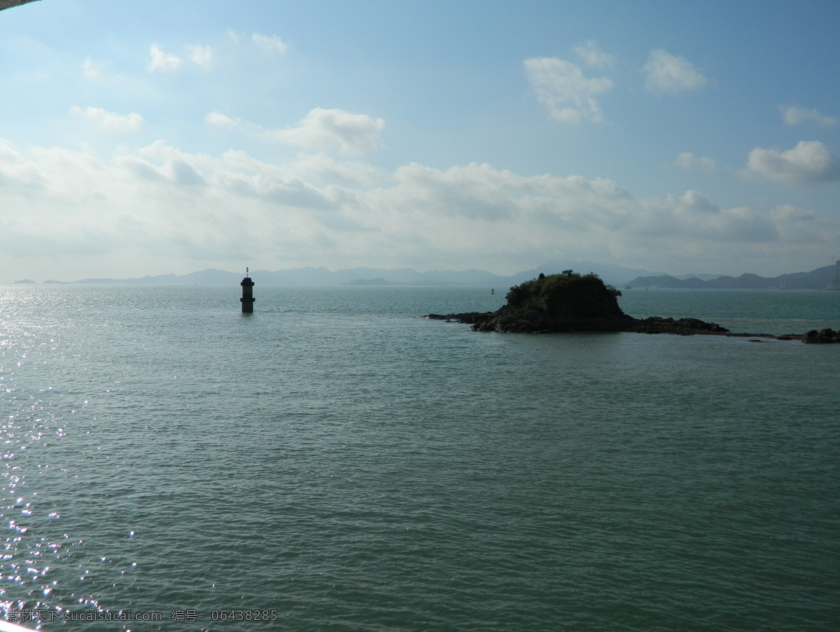 宁波 象山 白云 岛 海洋 蓝天 水天相接 风景 生活 旅游餐饮