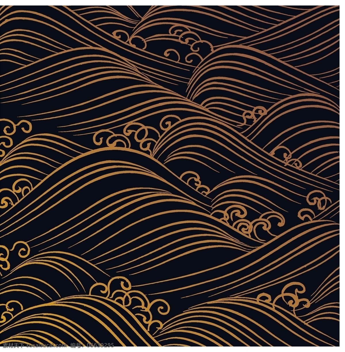 水纹 传统 日本 图案 底纹边框 底纹背景 矢量 矢量图库