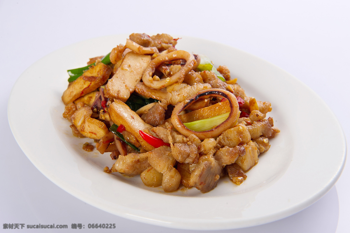 客家小炒 美食 鱿鱼 豆干 猪肉丝 小菜 快炒 传统美食 餐饮美食