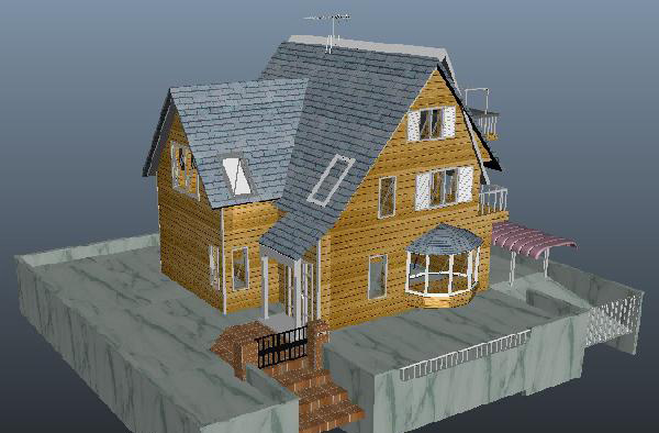 建筑 3d 游戏 模型 背景 场景 房子 网络游戏 游戏原画 原画设计 房屋建筑 3d模型素材 游戏cg模型