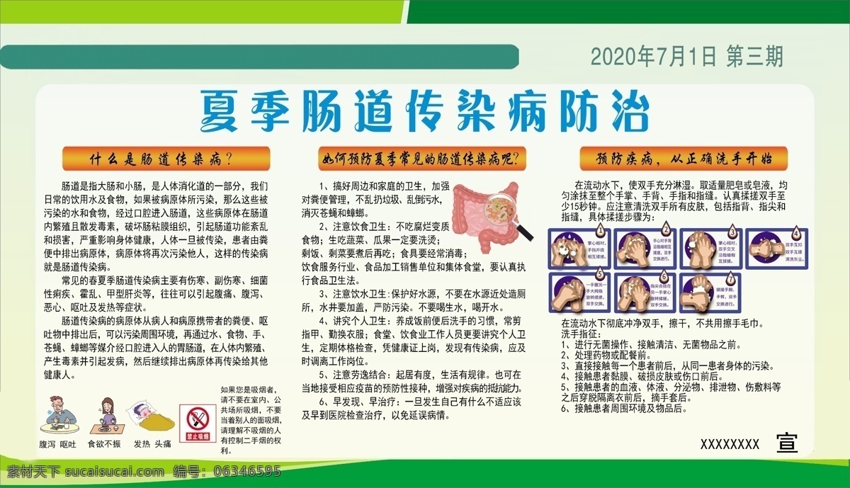 夏季 肠道 传染病 防治 健康教育 肠道病 洗手步骤
