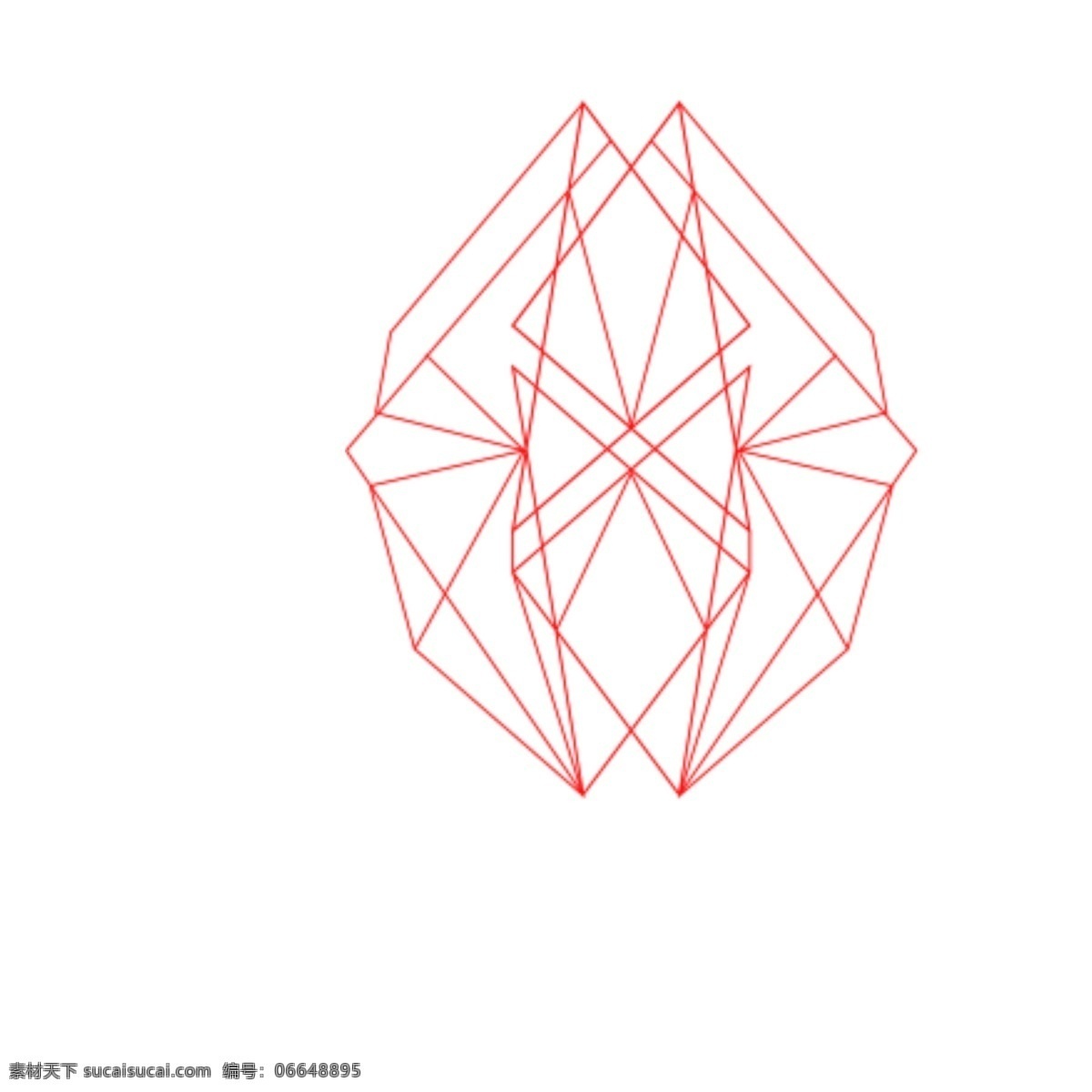 红色 线条 几何图形 连接 复杂 层次 抽象 凌乱创意 动感 空间感 装饰 个性 图形 底纹 立体