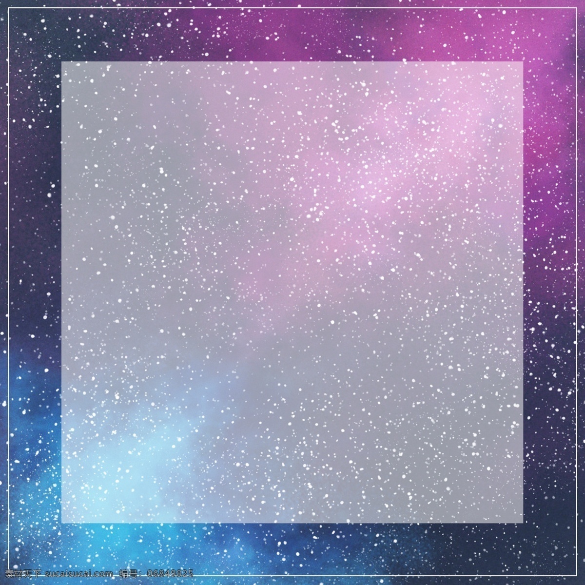 创意 星空 银河 星点 背景 线框