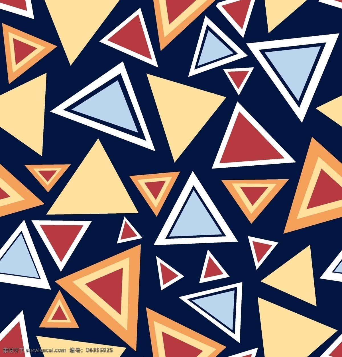 三角形图片 色块 三角形 几何 大牌花型 衣服素材