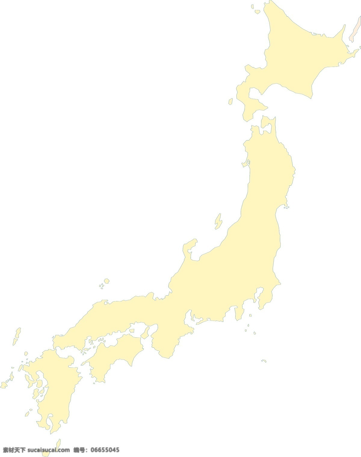 日本地图矢量 日本 地图 矢量 白色