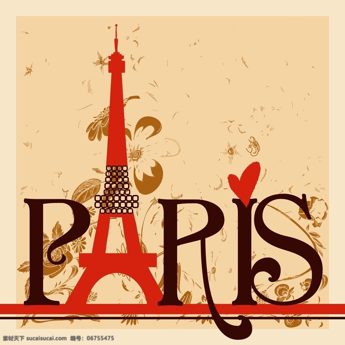 埃菲尔铁塔 法国 巴黎 铁塔 线描 抽象 欧洲 古典 经典 花纹 印花 绣花 t恤 服装 时尚 潮牌 对称 国潮 矢量图