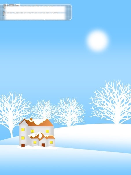 冬天免费下载 冬天 房子 树 太阳 雪 雪景 白树 风景 生活 旅游餐饮