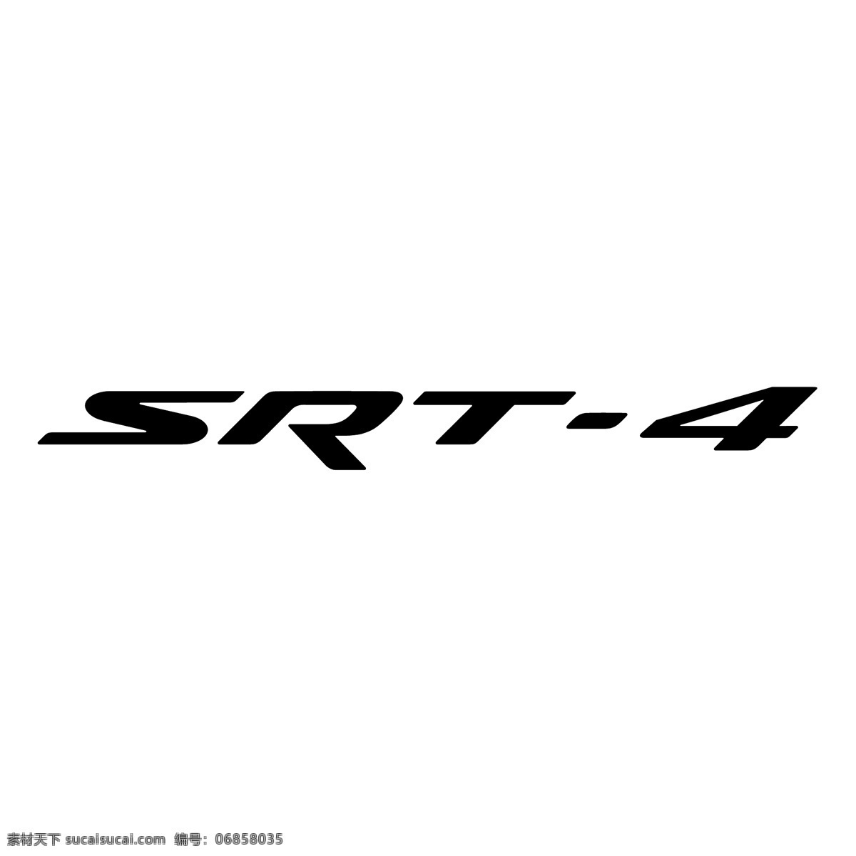 srt 自由 srt4 标识 标志 白色