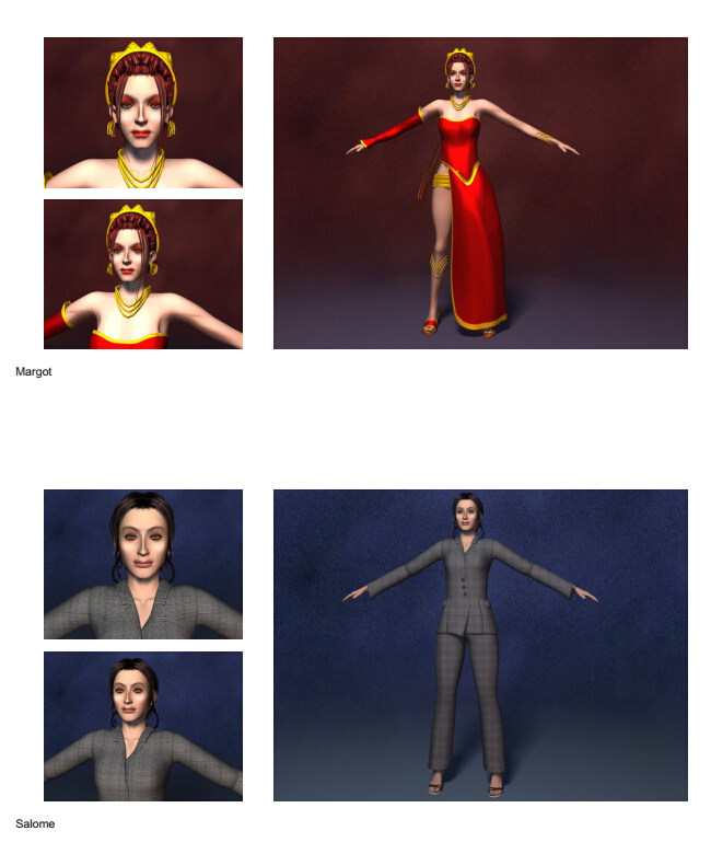 人物 女性 3d 模型 游戏人物 人物模型素材 3d人物模型 女人模型素材 人体模型 女性模型下载 max 白色