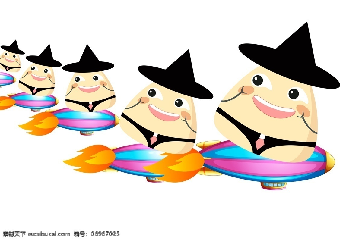 坐 着火 箭 可爱 粽子 漫画 版 黑色的帽子 端午节 宣传 活动 可爱风 原创作品 飞行的火箭 粽子漫画版 搞笑版