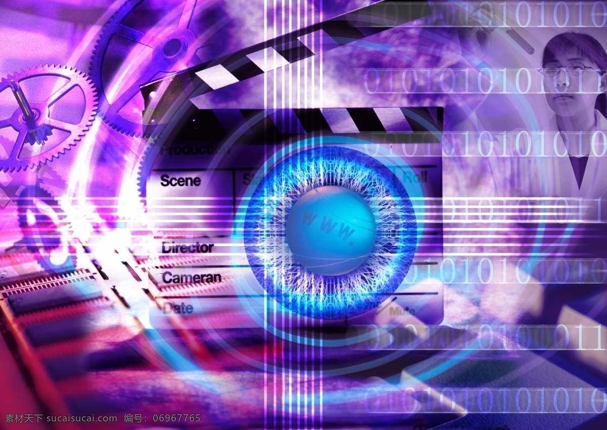 科技 时代 眼 齿轮 光晕背景 集成电路板 键盘 科技之眼 电脑技术 ng板 psd源文件
