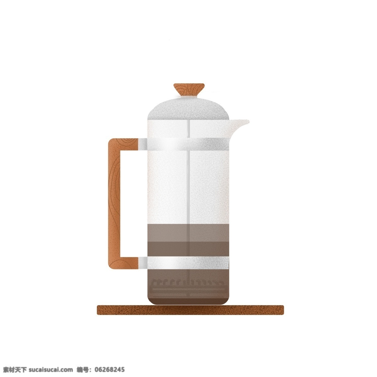玻璃法压壶 家用咖啡用具 装饰图案 玻璃 不锈钢 透明 咖啡壶 咖啡 咖啡时间 下午茶 玻璃滤压壶 咖啡滤压壶 周末