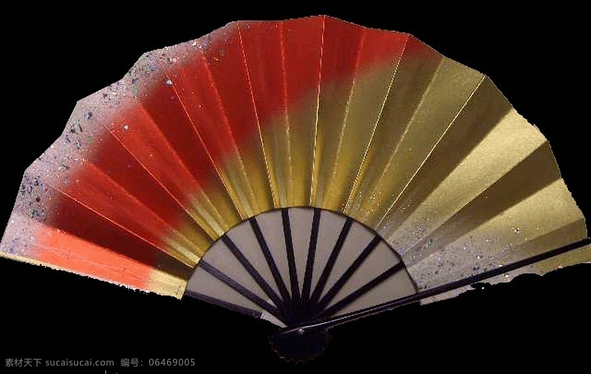 扇子免费下载 背景 彩色 黑底 扇子